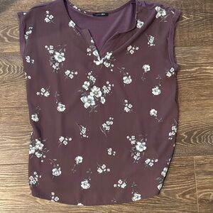 Papermoon Plum Floral Blouse